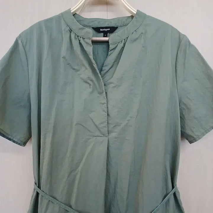 [BUNJANG] Bonis Park Mint Short Sleeve Shirt Dress / 보니스팍 민트색 반팔 셔츠 원피스