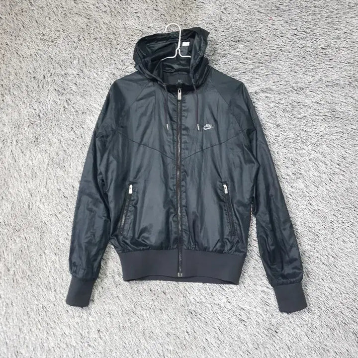 [BUNJANG] Nike Black Hooded Windbreaker Track Jacket / 나이키 블랙 후드 바람막이 트랙탑 자켓 3200154
