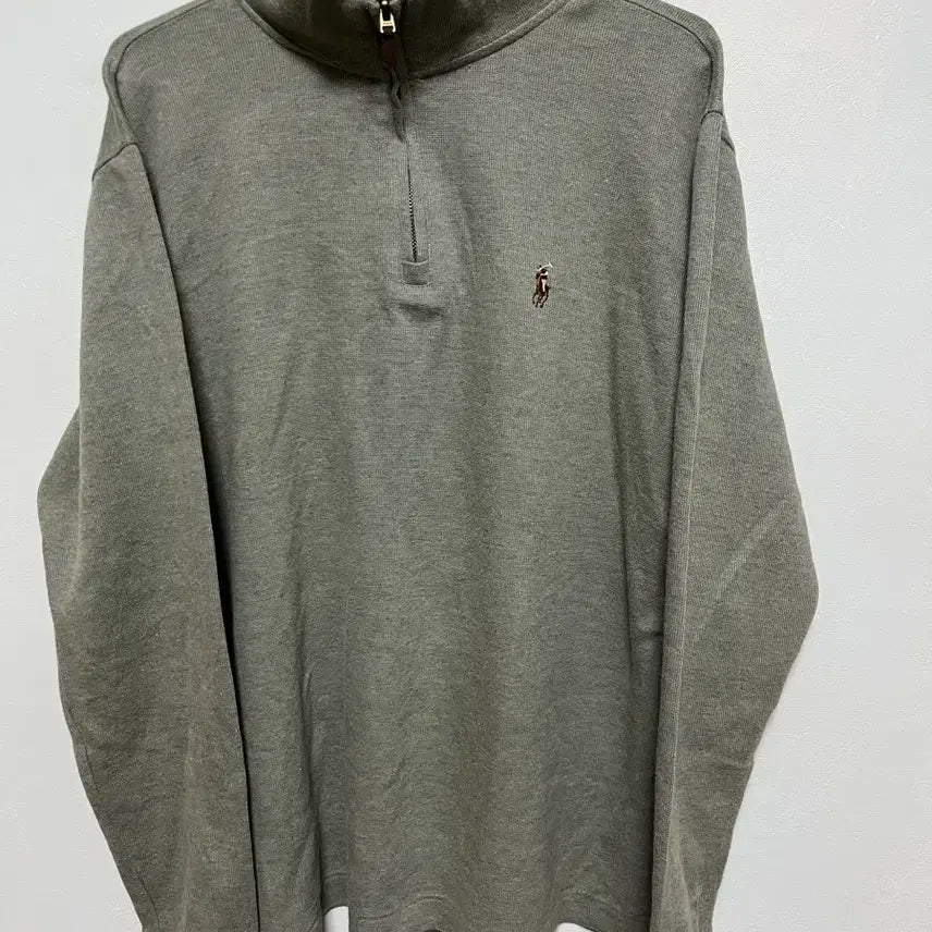 [BUNJANG] Polo Ralph Lauren Half-Zip Sweatshirt / 폴로 랄프로렌 하프집업 맨투맨
