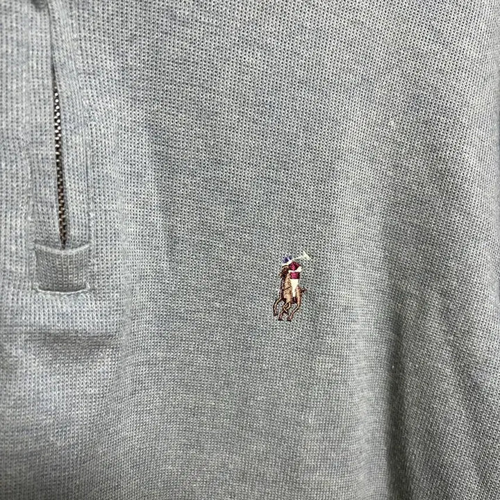 [BUNJANG] Polo Ralph Lauren Half-Zip Sweatshirt / 폴로 랄프로렌 하프집업 맨투맨