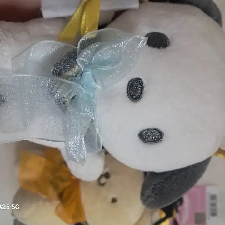 [BUNJANG] Sanrio Pochacco/Pompompurin Graduation Plush Keychain / 산리오 졸업 포챠코/폼폼푸린 인형 키링