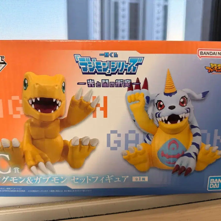 [BUNJANG] Digimon Ichiban Kuji C Prize Agumon &amp; Gabumon Figure / 디지몬 제일복권 c상 아구몬&amp;파피몬