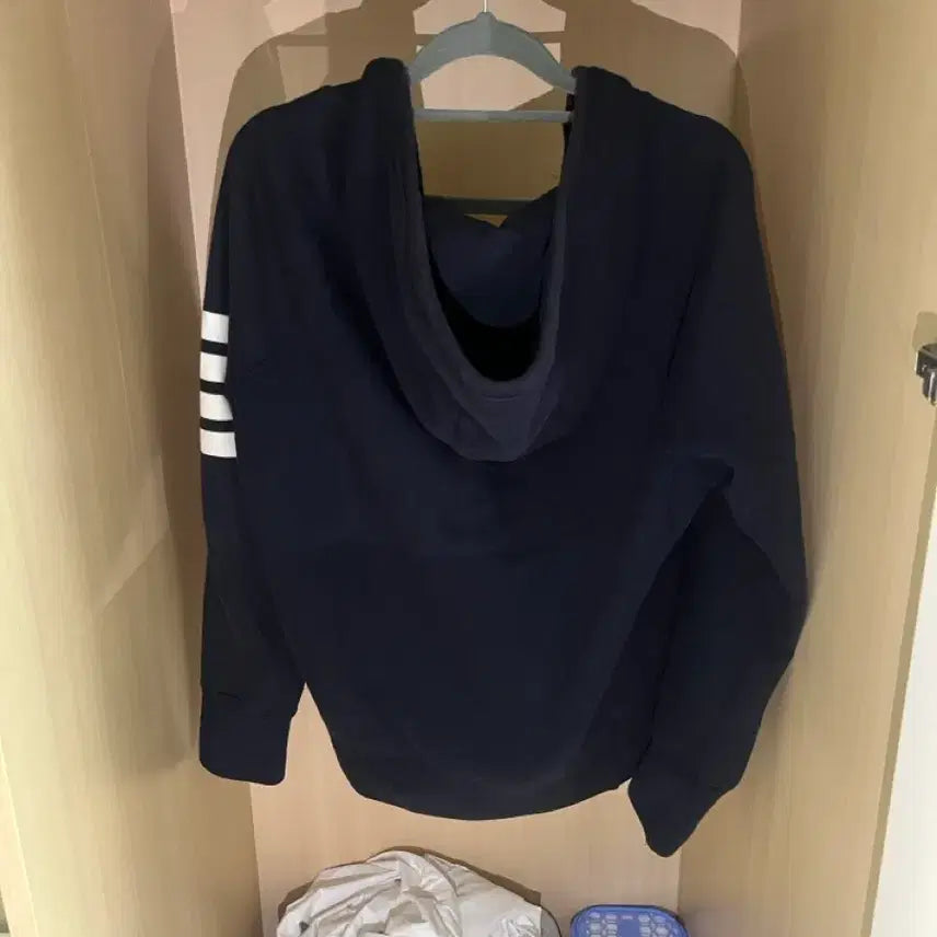 [BUNJANG] Thom Browne Navy Hooded Zip-Up Jacket / (3사이즈) 톰브라운 네이비 후드집업
