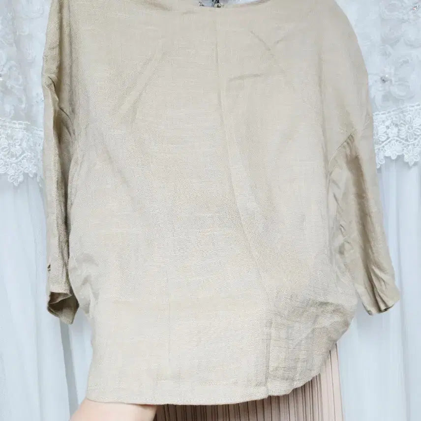 [BUNJANG] Linen Pleated Dress / 린넨 플리츠원피스