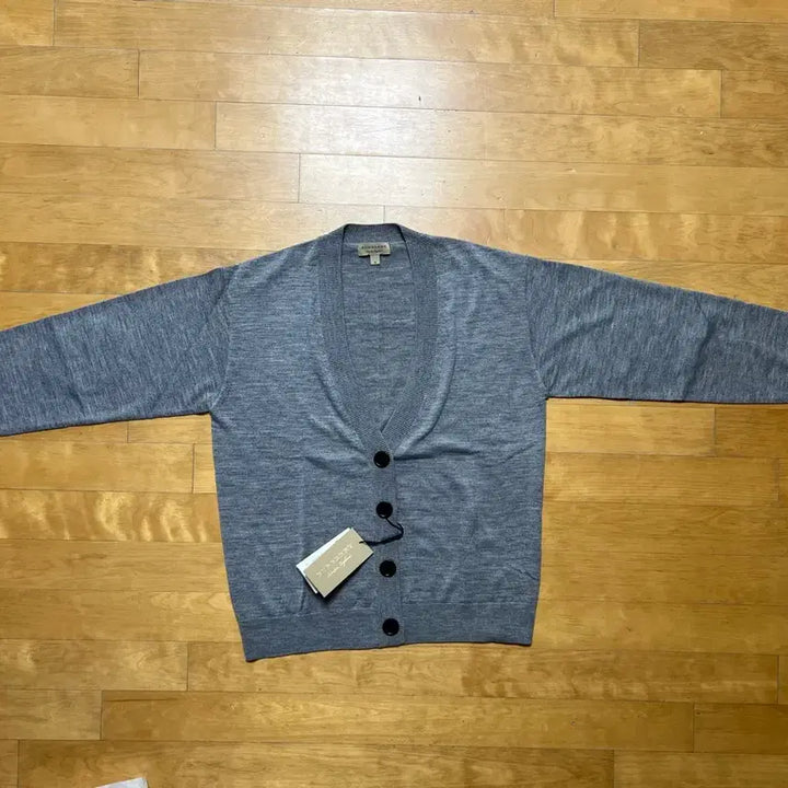 [BUNJANG] Burberry Donck Cardigan Grey M / 버버리 도녹 가디건 그레이 M