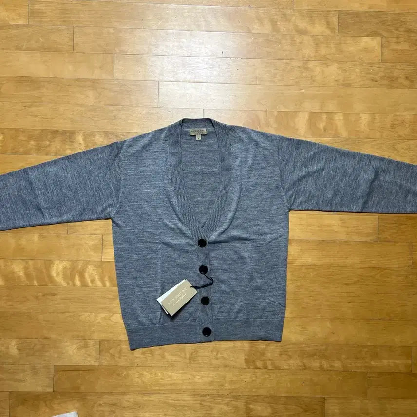[BUNJANG] Burberry Donck Cardigan Grey M / 버버리 도녹 가디건 그레이 M