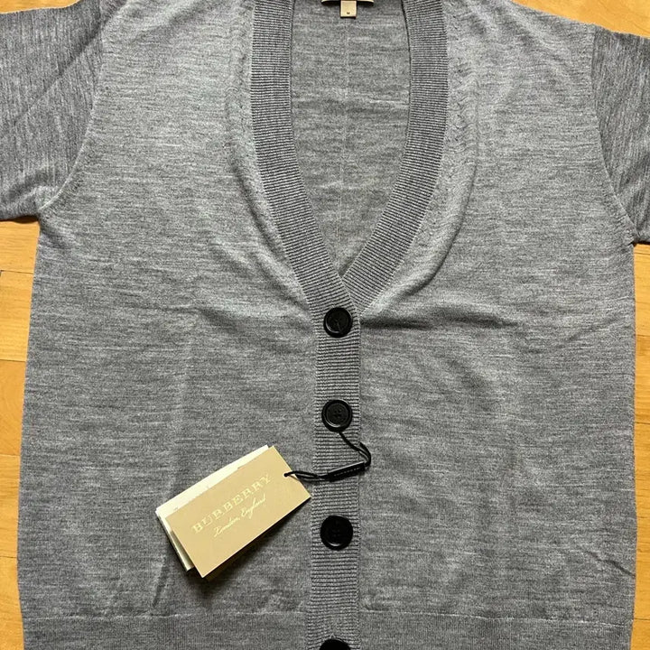 [BUNJANG] Burberry Donck Cardigan Grey M / 버버리 도녹 가디건 그레이 M
