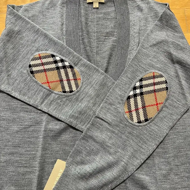 [BUNJANG] Burberry Donck Cardigan Grey M / 버버리 도녹 가디건 그레이 M