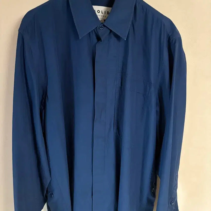 [BUNJANG] Solid Homme Oversized Fit Shirt Size 46 (100) / 솔리드옴므정품 오버핏셔츠46(100)