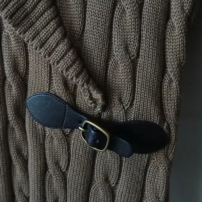 [BUNJANG] Calvin Klein Brown Knit Dress Size 44 / 캘빈클라인 브라운 니트 원피스 44사이즈