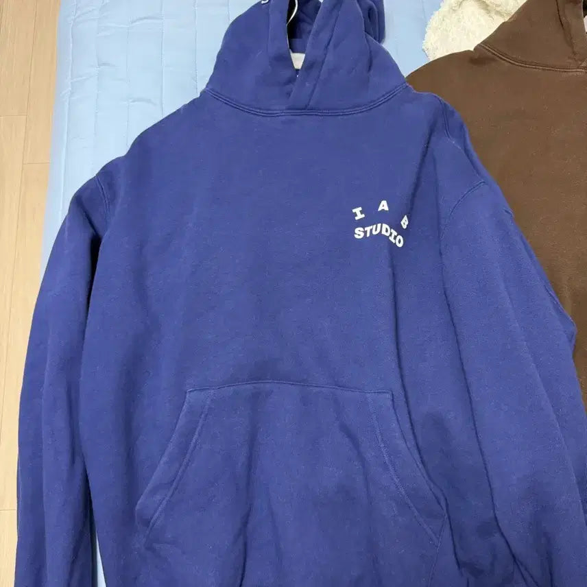 [BUNJANG] IAPP STUDIO Navy Hoodie XL / 아이앱스튜디오 후드티 네이비 XL