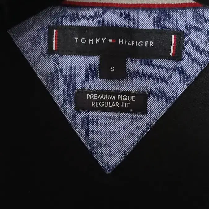 [BUNJANG] Tommy Hilfiger Black Short Sleeve Polo Shirt Size S / 타미힐피거 블랙 반팔 폴로티 S사이즈