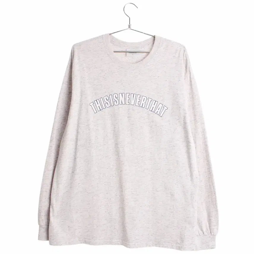 [BUNJANG] L Chestnut Leaf Long Sleeve T-Shirt / L 디네댓 롱슬리브
