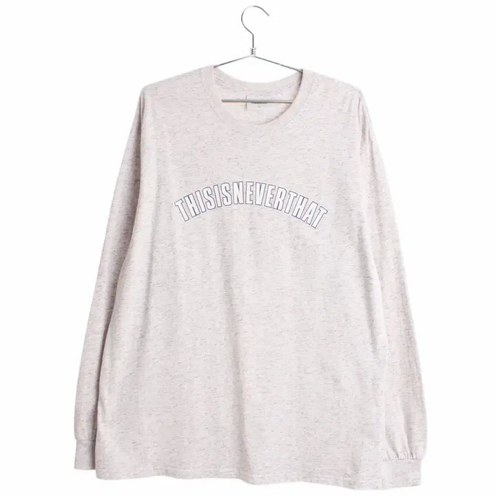[BUNJANG] L Chestnut Leaf Long Sleeve T-Shirt / L 디네댓 롱슬리브