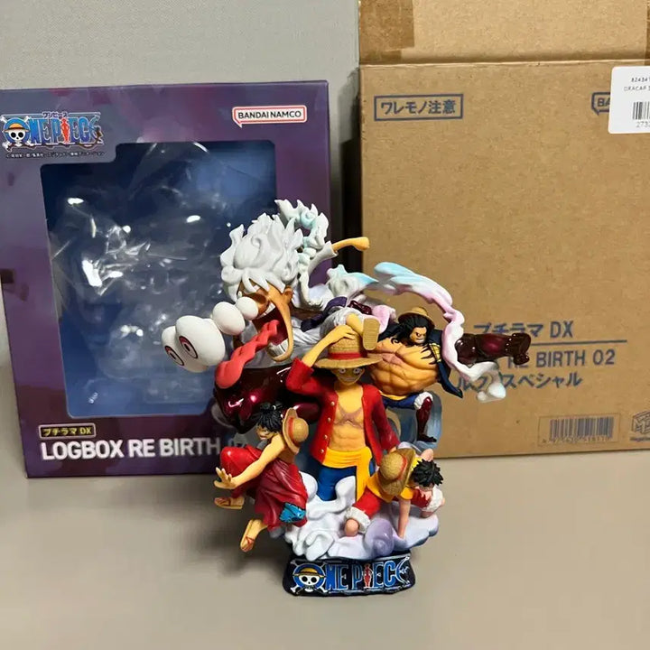 [BUNJANG] MegaHouse Petitrama One Piece Luffy Evolution Tree Figure / 메가하우스 쁘띠라마(푸치라마) 원피스 루피 진화트리