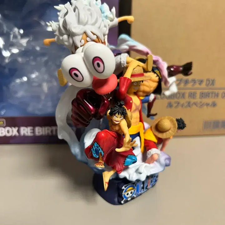[BUNJANG] MegaHouse Petitrama One Piece Luffy Evolution Tree Figure / 메가하우스 쁘띠라마(푸치라마) 원피스 루피 진화트리