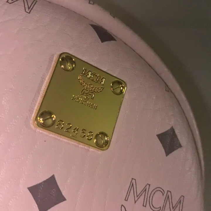 [BUNJANG] MCM Powder Pink Backpack XS / Mcm 파우더핑크 백팩 xs 양지뢰