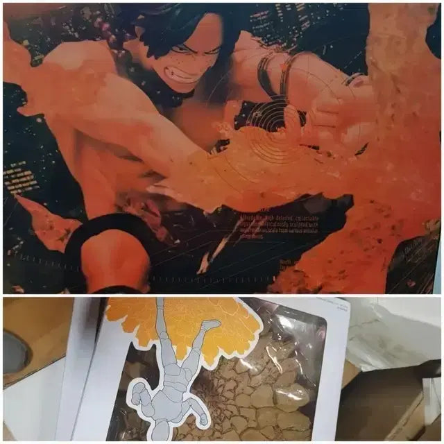 [BUNJANG] One Piece Portgas D. Ace Figure (Sealed) / 원피스 에이스 피규어 발판2종세트(새상품)