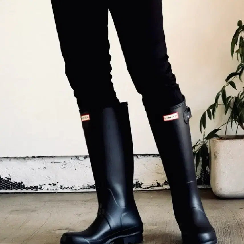 [BUNJANG] Hunter Original Tall Rain Boots Black UK8 / [헌터] 정품 오리지널 톨 레인부츠 정품 UK8, EU42, 270