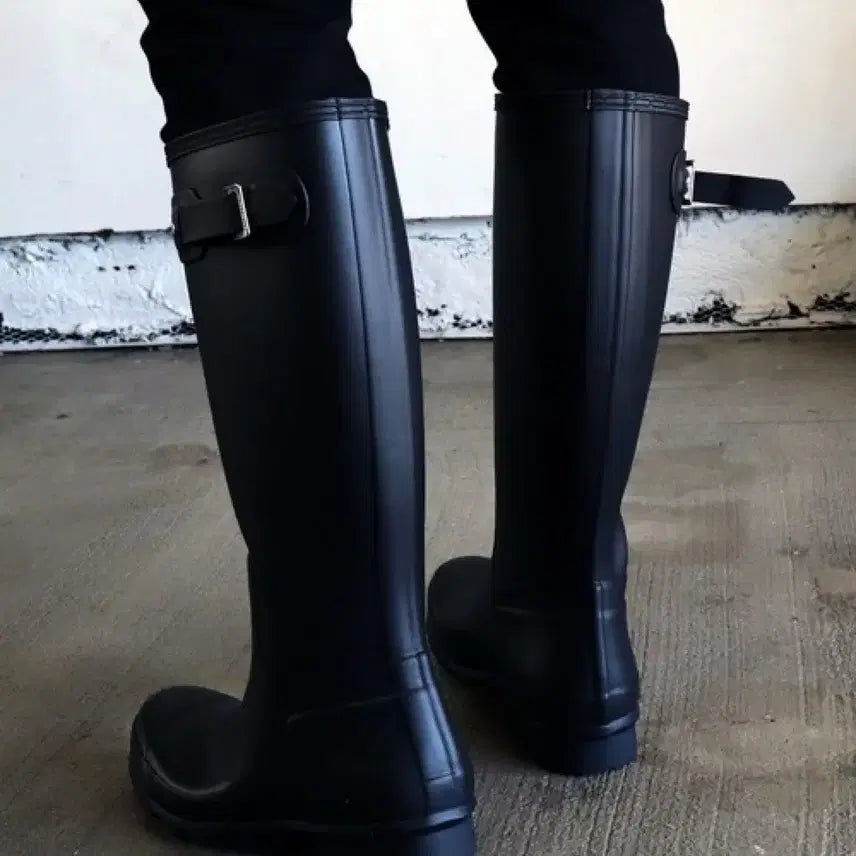 [BUNJANG] Hunter Original Tall Rain Boots Black UK8 / [헌터] 정품 오리지널 톨 레인부츠 정품 UK8, EU42, 270