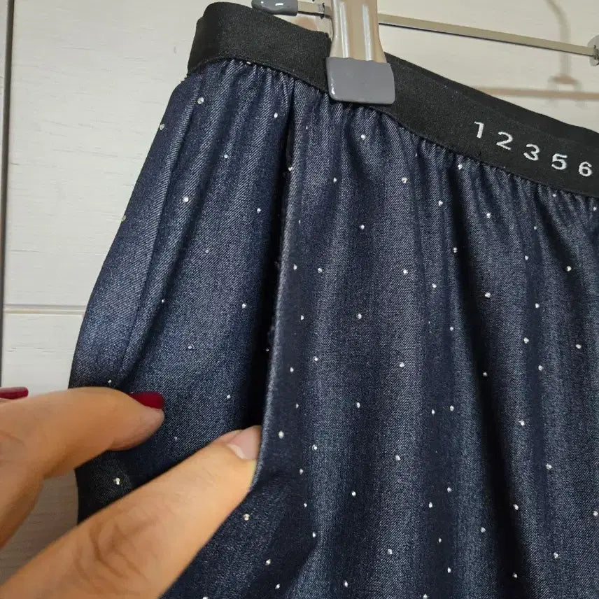 [BUNJANG] Cubic Wide Pants (New) / 큐빅 와이드 팬츠(새상품)
