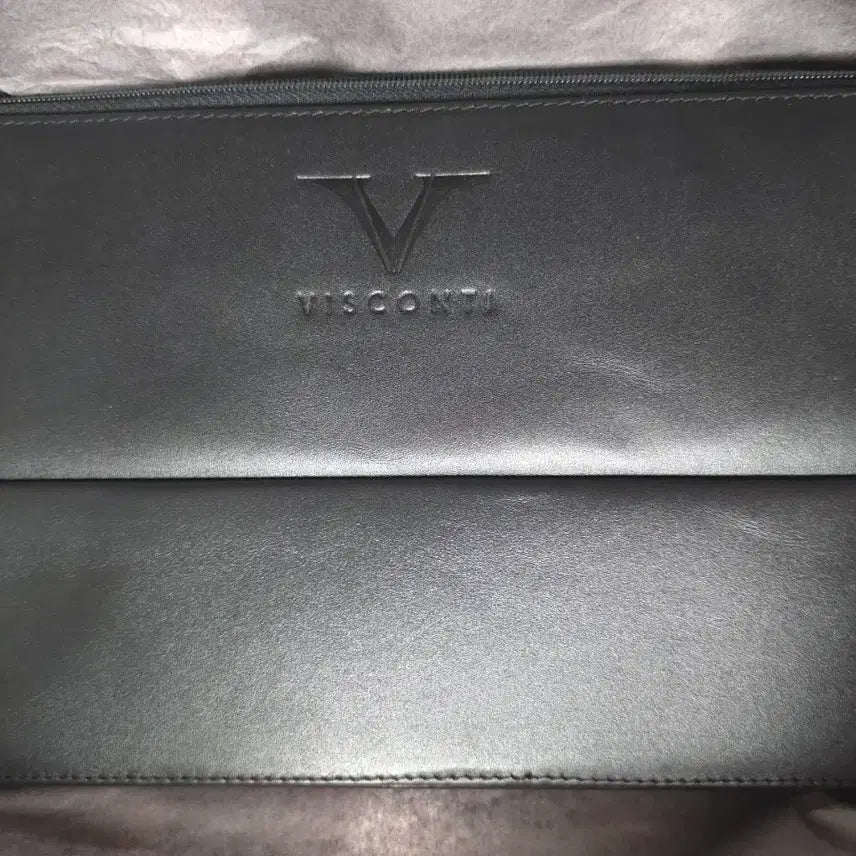 [BUNJANG] Visconti 12-Slot Leather Fountain Pen Case / 비스콘티 12구 만년필 가죽케이스