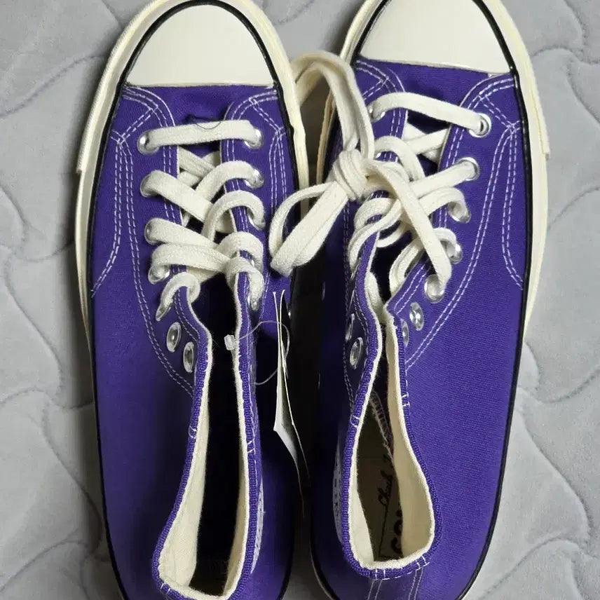 [BUNJANG] Converse Chuck Taylor Purple High Sneakers (Size 255) / 컨버스 척테일러 퍼플 하이 스니커즈(사이즈255)