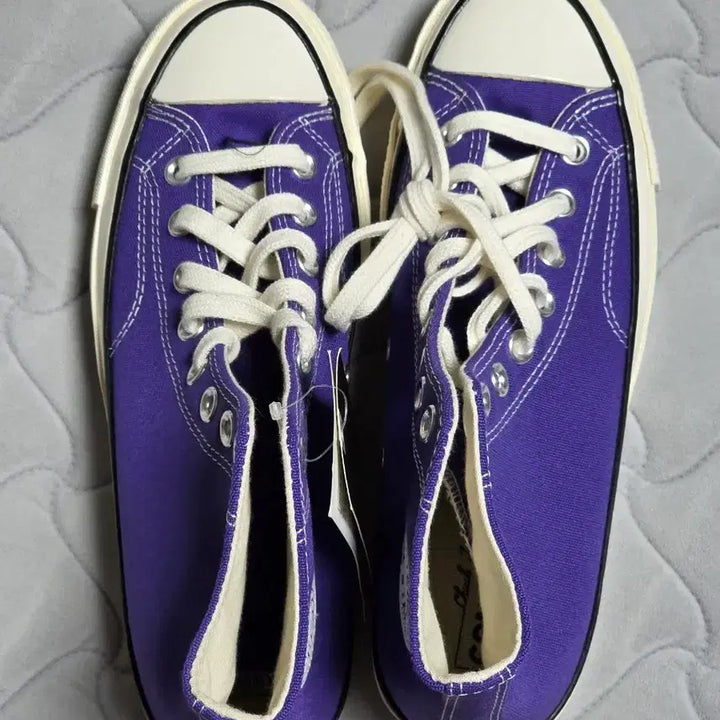 [BUNJANG] Converse Chuck Taylor Purple High Sneakers (Size 255) / 컨버스 척테일러 퍼플 하이 스니커즈(사이즈255)