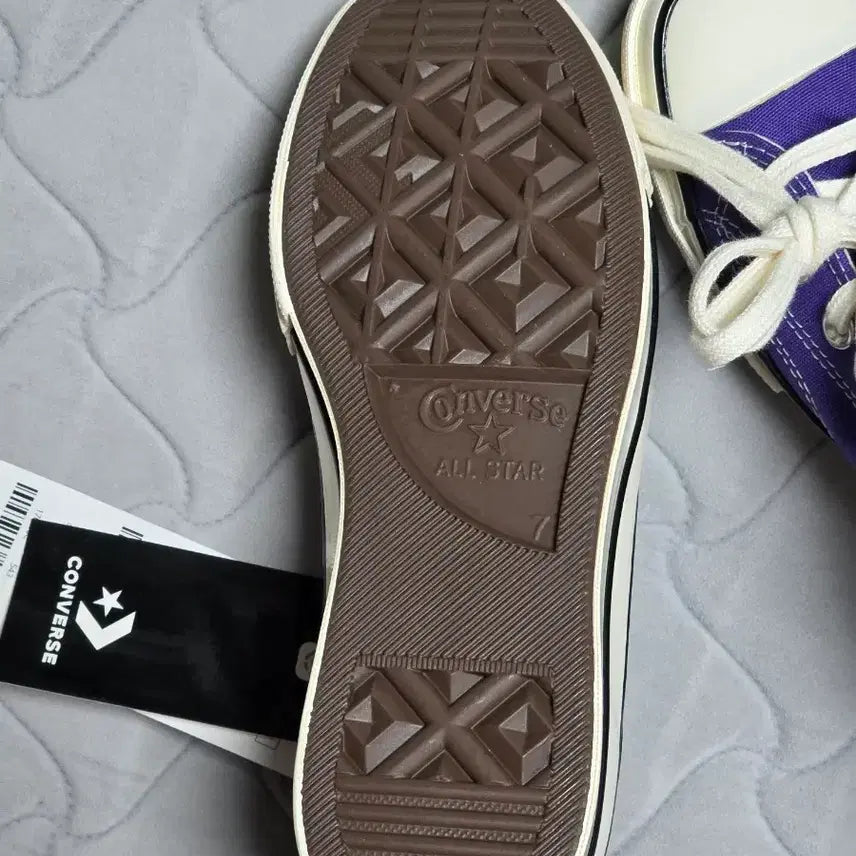 [BUNJANG] Converse Chuck Taylor Purple High Sneakers (Size 255) / 컨버스 척테일러 퍼플 하이 스니커즈(사이즈255)