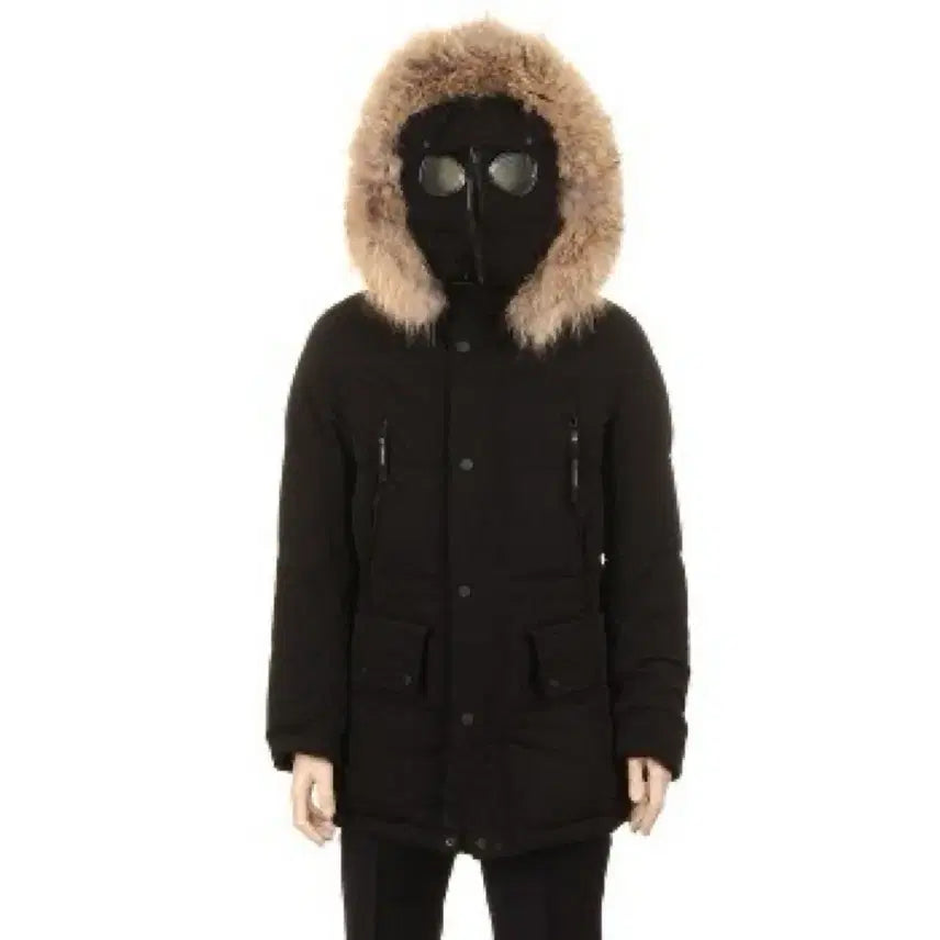 [BUNJANG] C.P. Company Mille Miglia Norgi Hooded Down Puffer Jacket with Detachable Racoon Fur Trim / [CP 컴퍼니] 정품 밀레밀리아 노르지 후드 라쿤털 탈부착 다운점퍼 L