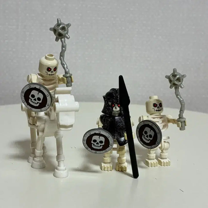 [BUNJANG] LEGO 7094 Castle Skeleton Warriors 4 Figures Bundle Set / 레고 7094 캐슬 해골전사 4기 피규어 일괄