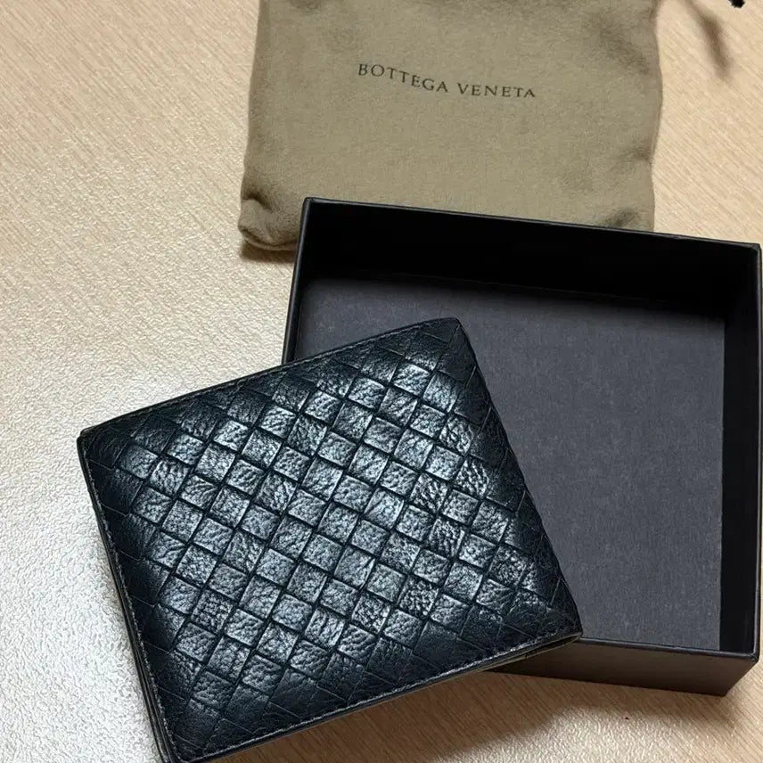 [BUNJANG] Bottega Veneta Intrecciato Bi-fold Wallet / 보테가 베네타 인트레치아토 반지갑