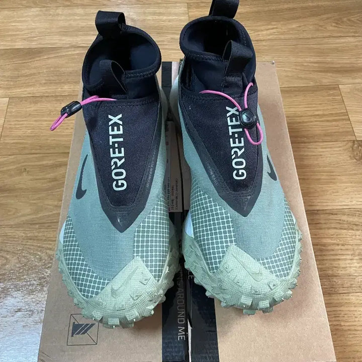 [BUNJANG] Nike ACG Mountain Fly GORE-TEX Clay Green / [260] 나이키 ACG 마운틴 플라이 고어텍스 클레이 그린
