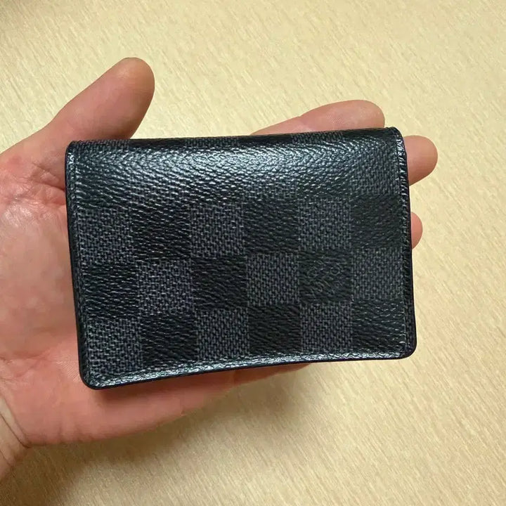 [BUNJANG] Louis Vuitton Damier Card Holder Black / 루이비통 다미에 카드지갑 블랙