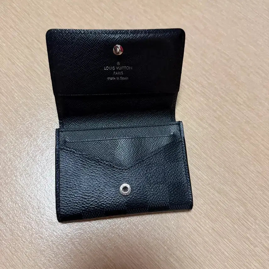 [BUNJANG] Louis Vuitton Damier Card Holder Black / 루이비통 다미에 카드지갑 블랙