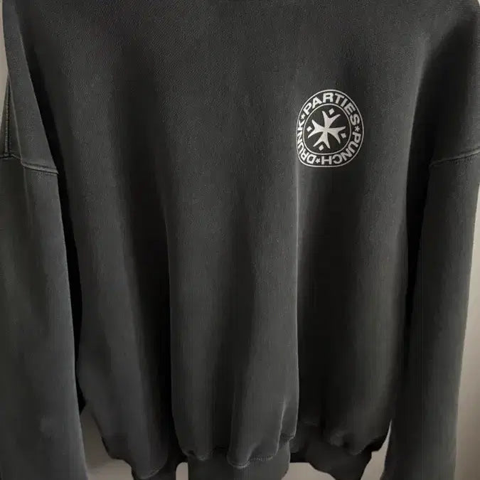 [BUNJANG] Punchdrunkparadis Charcoal Hoodie Size 0 / 펀치드렁크파티즈 차콜 후드티