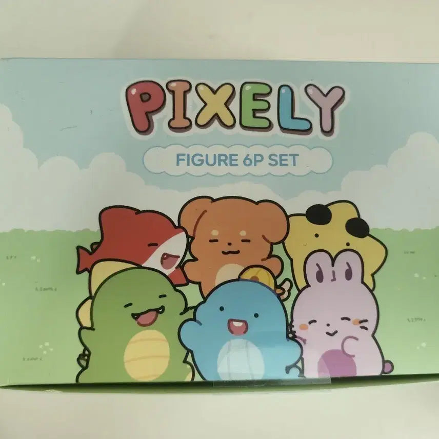[BUNJANG] Pixel Toy Figure Full Member Set (Jamttal, Gakbyul, Radar, Dinosaur, Ttdip) / 원가 판매)픽셀리 피규어 올멤 잠뜰 각별 라더 공룡 뜰팁