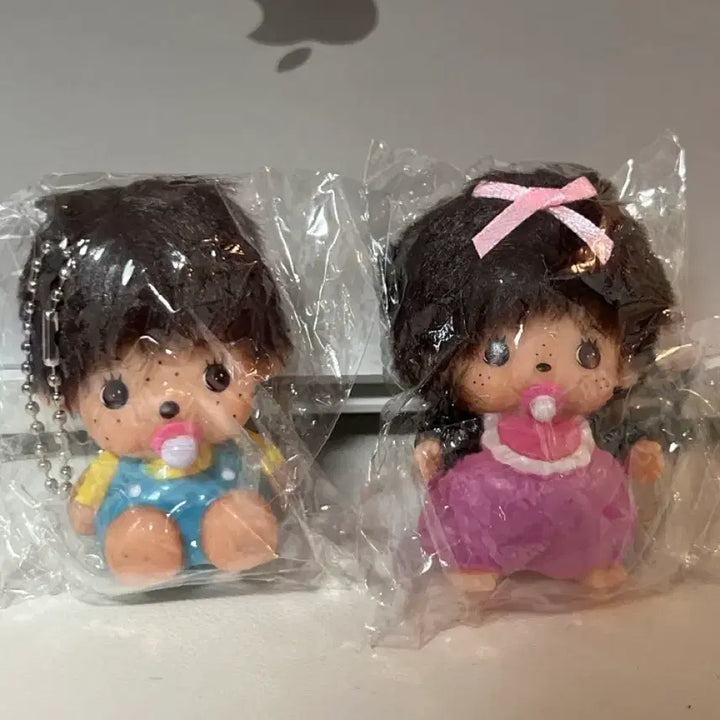 [BUNJANG] Monchhichi Baby Doll Keychain Set (2 pcs) / 몬치치 아기인형 키링2개