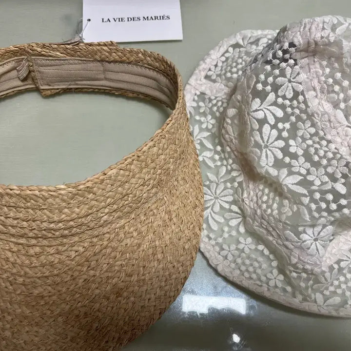 [BUNJANG] Raffia Sun Visor Cap / 라피아 썬바이저 썬캡 여름 모자