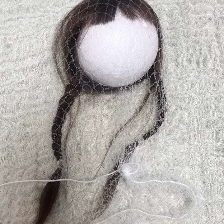[BUNJANG] Mohair Hard Cap Wig (Estimated 7-inch) / 7인치 추정 모헤어 하드캡 가발 판매합니다