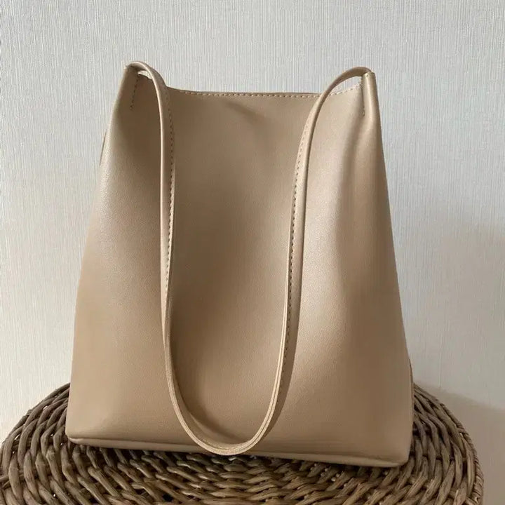 [BUNJANG] Beige Tone Shopper Bag / 베이지 톤 쇼퍼백