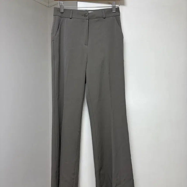 [BUNJANG] Slowand Semi Bootcut Slacks (Warm Grey Basic S) / 슬로우앤드 세미부츠컷 찰랑슬랙스 (웜그레이 베이직S)