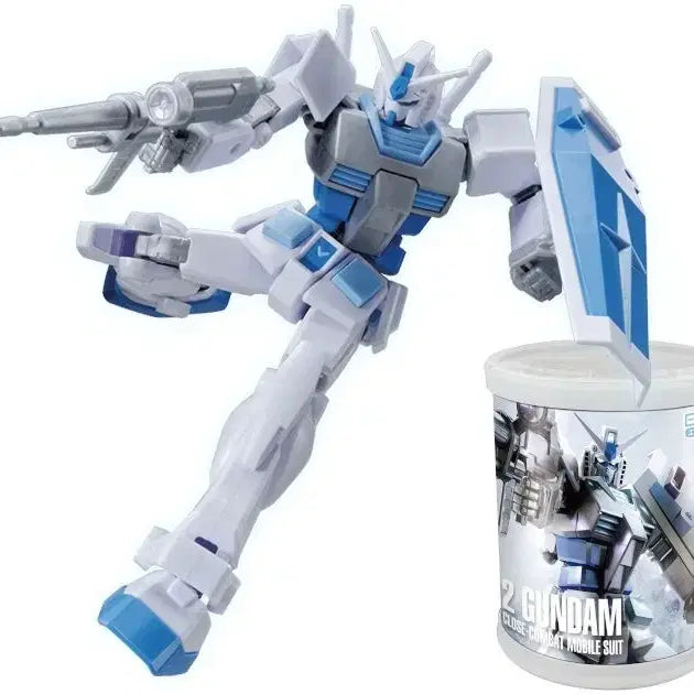 [BUNJANG] Bandai First Gundam Snow Image Color Round Box Gunpla / EG 퍼스트 건담 (스노우 이미지 컬러) 반다이 라운드 박스 건프라