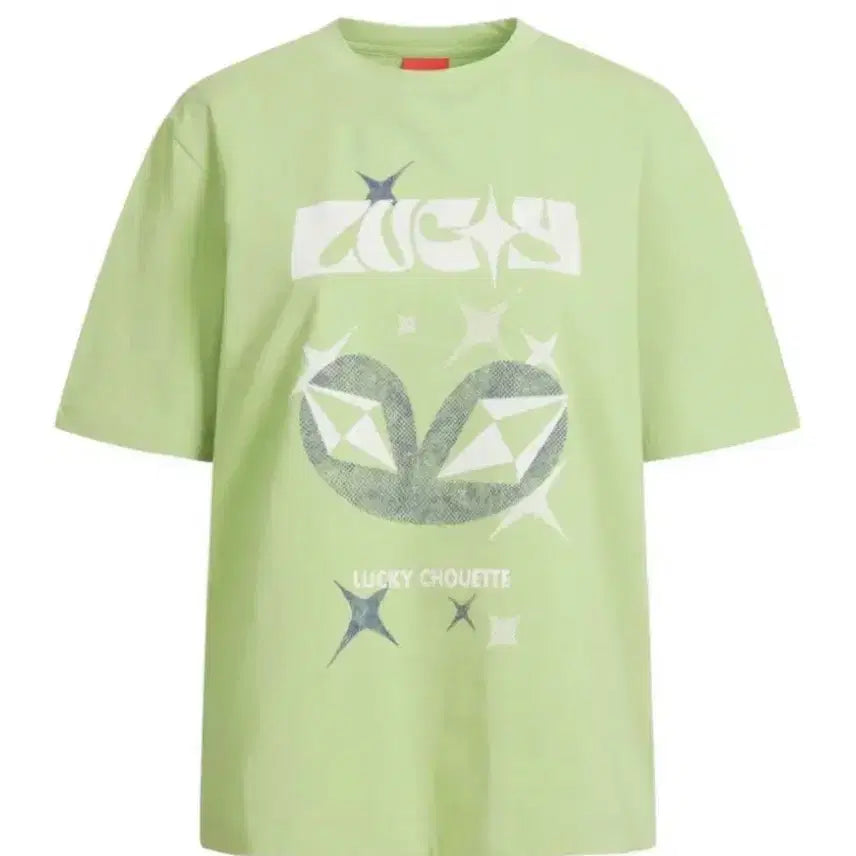 [BUNJANG] Lucky Chouette Short Sleeve T-Shirt / 럭키슈에뜨 반팔 티셔츠 새것