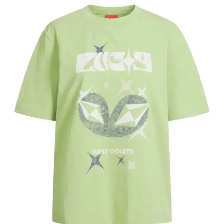 [BUNJANG] Lucky Chouette Short Sleeve T-Shirt / 럭키슈에뜨 반팔 티셔츠 새것