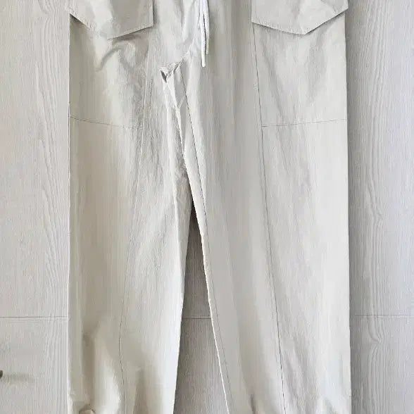 [BUNJANG] High Quality Beige Two-Way Banding Pants / 고퀄바스락베이지 밴딩 투웨이팬츠