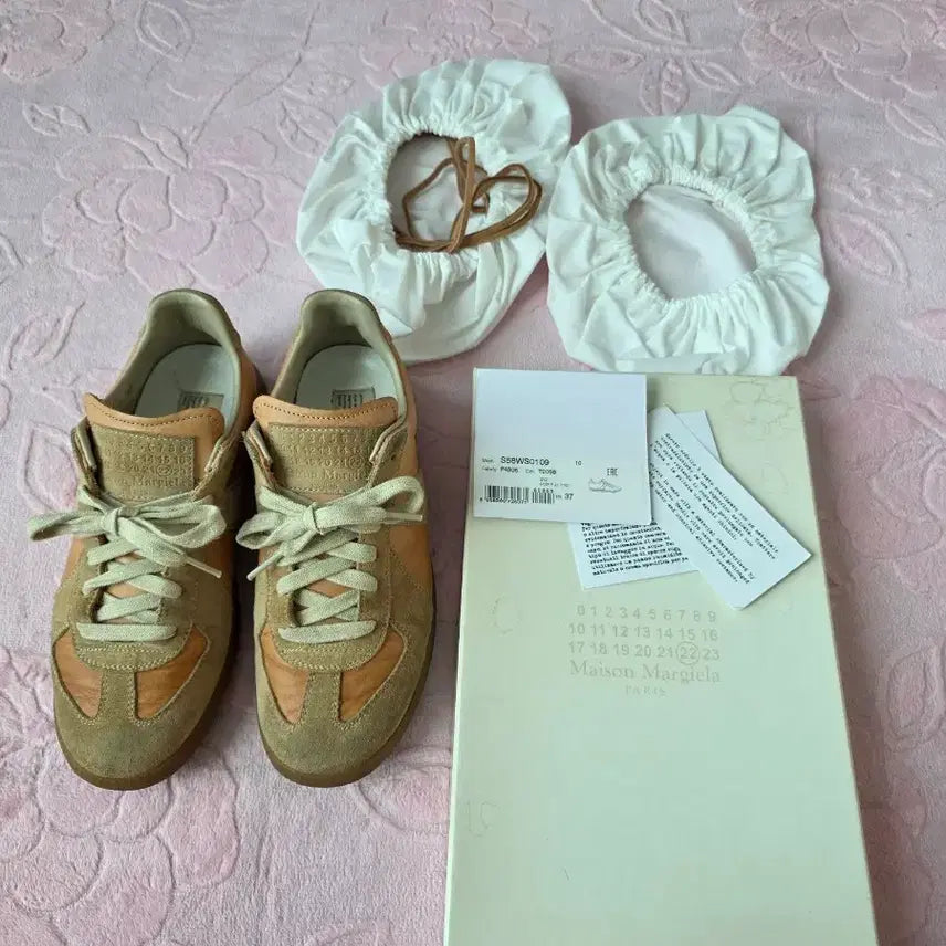 [BUNJANG] Maison Margiela German Army Sneakers Beige / 메종 마르지엘라 독일군 스니커즈 베이지