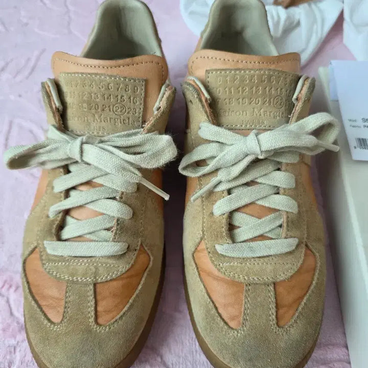 [BUNJANG] Maison Margiela German Army Sneakers Beige / 메종 마르지엘라 독일군 스니커즈 베이지