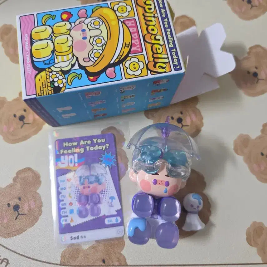 [BUNJANG] Pop Mart today mood PINO JELLY Series Teardrop / 팝마트 피규어 오늘 기분 어때? 피노젤리 시리즈 눈물 한방울
