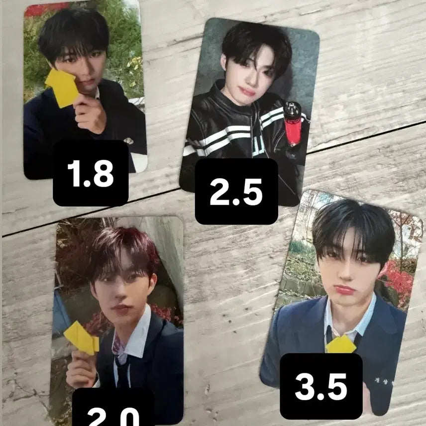 [BUNJANG] ALPHADRIVEONE Gunwoo Sanghyun Joowooan Photocard / 알디원 알파드라이브원 데뷔쇼 포토카드 양도 건우 상현 조우안신